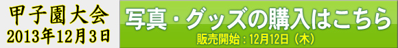 甲子園大会2013年12月3日　写真・グッズの購入はこちら